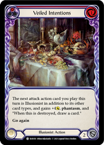 Veiled Intentions (Red) [EVR150] (Everfest)  1st Edition Rainbow Foil