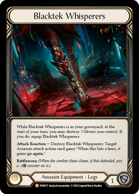 Blacktek Whisperers [DYN117] (Dynasty)  Cold Foil