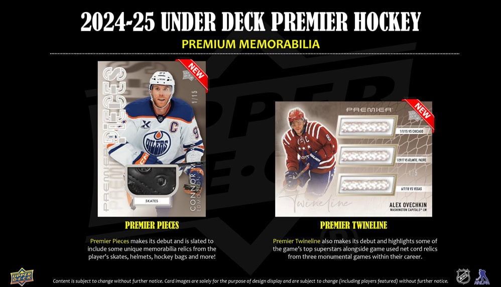 2024-25 Upper Deck Premier Hockey Hobby Box (Available Instore)