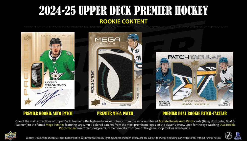 2024-25 Upper Deck Premier Hockey Hobby Box (Available Instore)