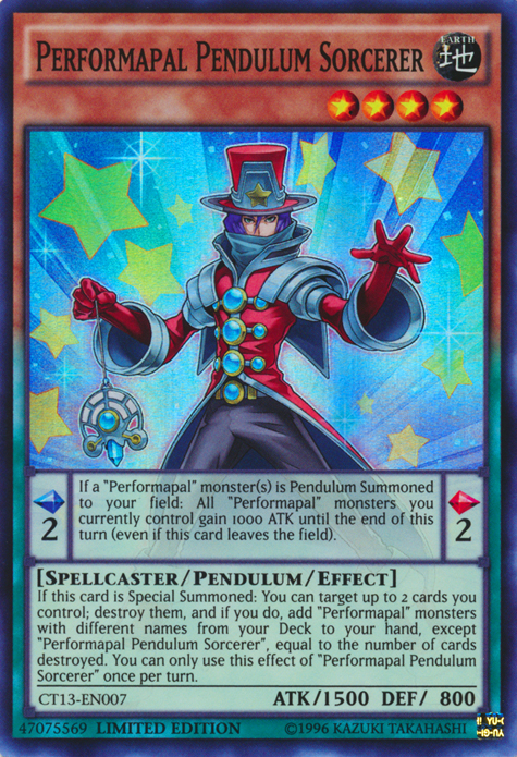 Performapal Pendulum Sorcerer [CT13-EN007] Super Rare