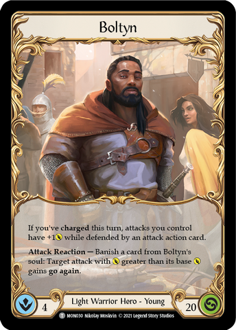 Ser Boltyn, Breaker of Dawn // Boltyn [MON029 // MON030] (Monarch)  1st Edition Normal