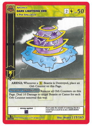 Dark Lightning Orb - 115/163