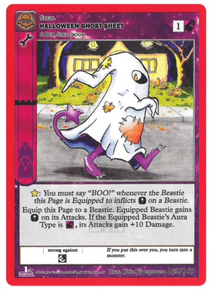 Halloween Ghost Sheet - 120/163
