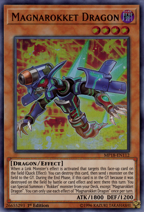 Magnarokket Dragon [MP18-EN112] Ultra Rare