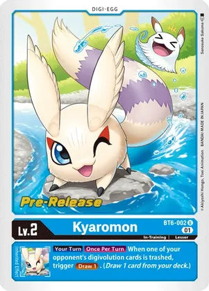 Kyaromon [BT6-002] [Double Diamond Pre-Release Cards]