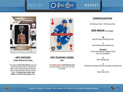 2021-22 Upper Deck O-Pee-Chee Hockey Hobby Box (Available Instore)