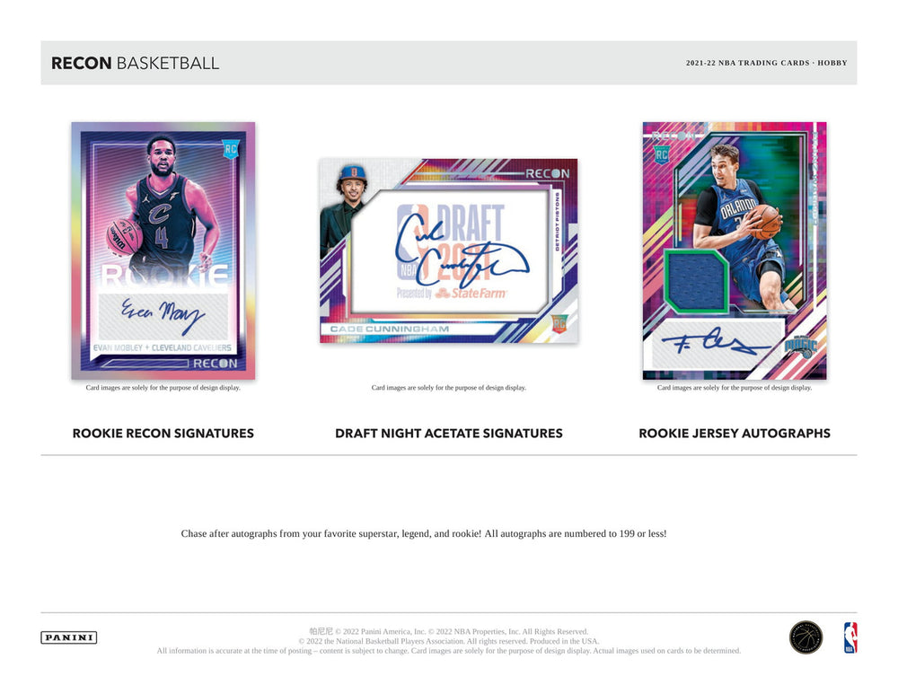 2021-22 Panini RECON Basketball Hobby Box