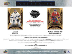 2021-22 UPPER DECK ARTIFACT HOCKEY HOBBY BOX (Available Instore)