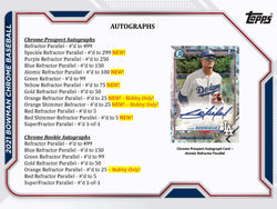 2021 Bowman Chrome Baseball Hobby Box