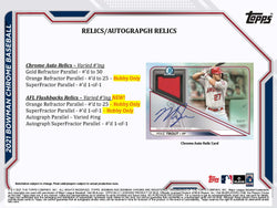 2021 Bowman Chrome Baseball Hobby Box