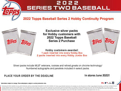 2022 Topps Baseball Series 2 Hobby Box