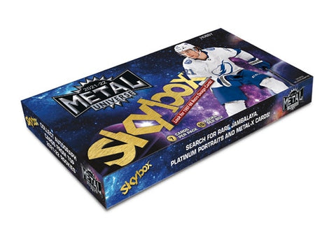 2021-22 UD SKYBOX METAL UNIVERSE HOCKEY HOBBY BOX