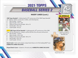 2021 Topps Baseball Series 2 Hobby Box