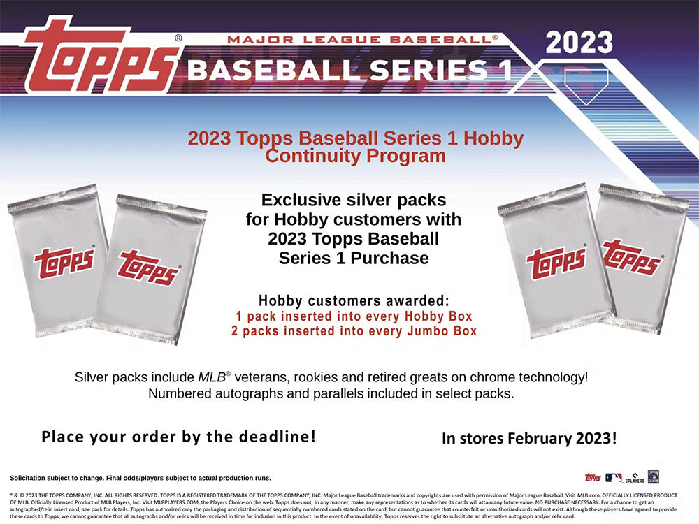 2023 TOPPS SERIES 1 BASEBALLHOBBY BOX