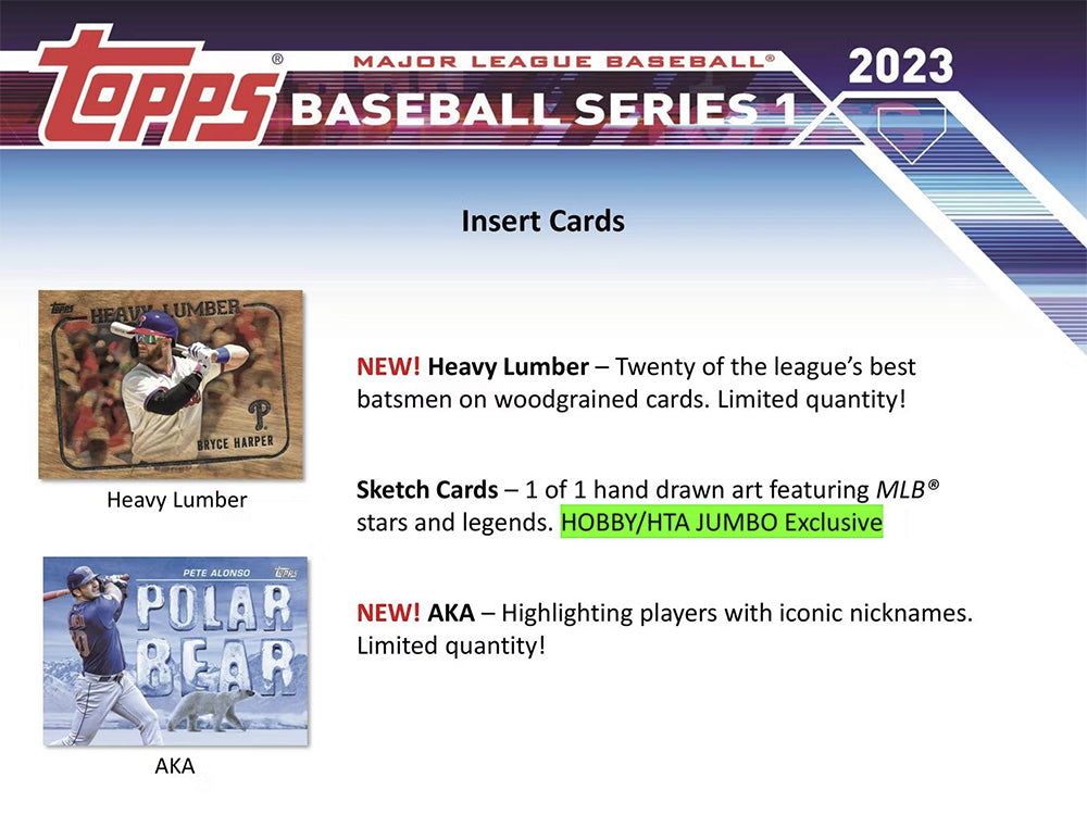 2023 TOPPS SERIES 1 BASEBALLHOBBY BOX