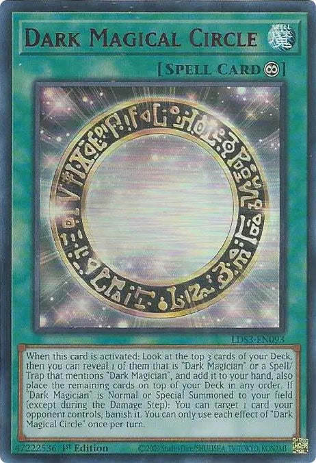 Dark Magical Circle (Red) [LDS3-EN093] Ultra Rare