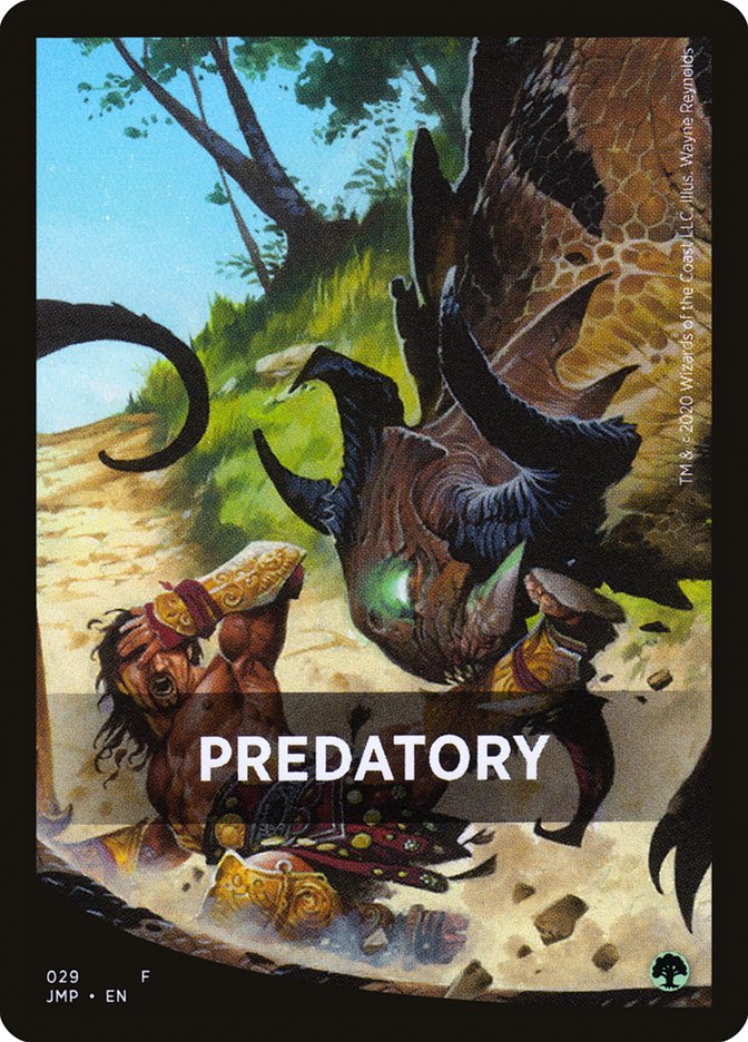 Predatory Theme Card [Jumpstart Front Cards]
