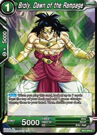 Broly, Dawn of the Rampage (Reprint) [BT1-076]