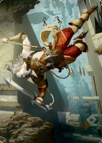 Cliffhaven Sell-Sword // Cliffhaven Sell-Sword (Art Series) [Zendikar Rising Art Series]