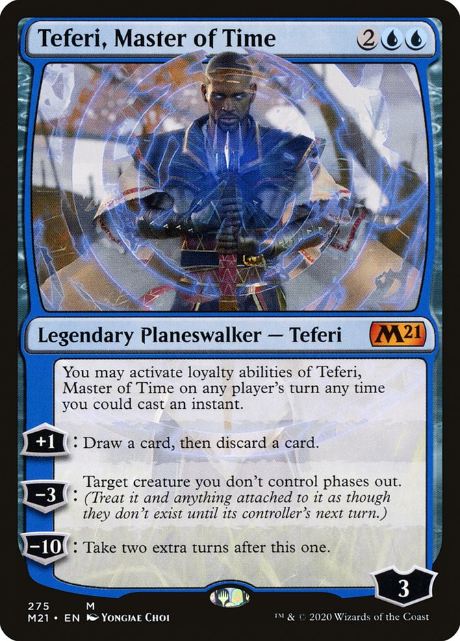 Teferi, Master of Time (Alternate Art) (275) [Core Set 2021]