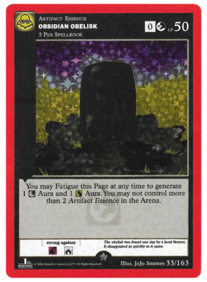 Obsidian Obelisk - 33/163