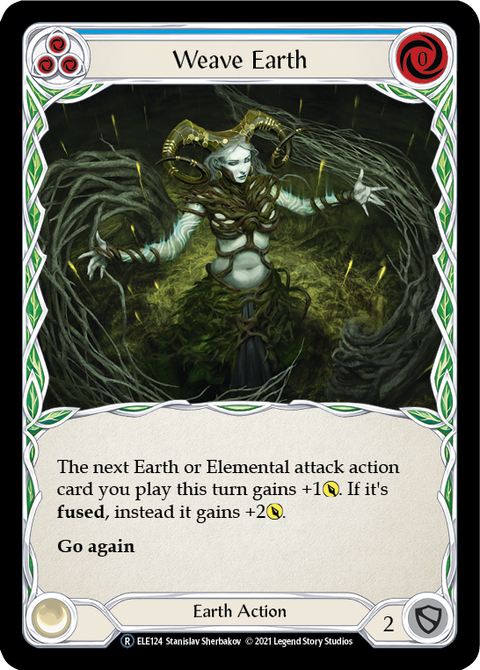 Weave Earth (Blue) [U-ELE124] (Tales of Aria Unlimited)  Unlimited Normal