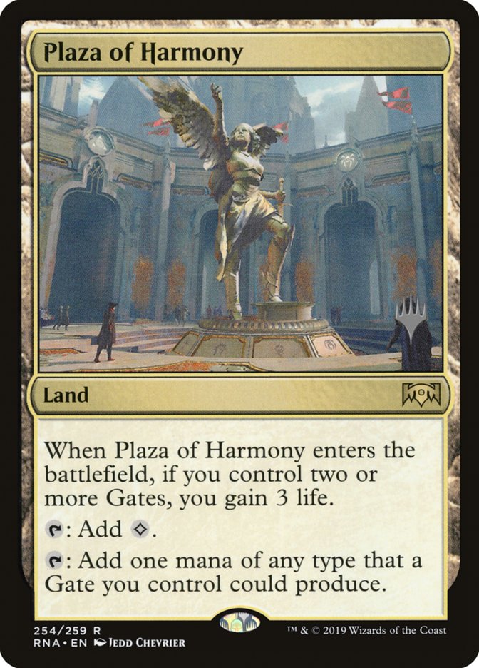 Plaza of Harmony [Ravnica Allegiance Promos]