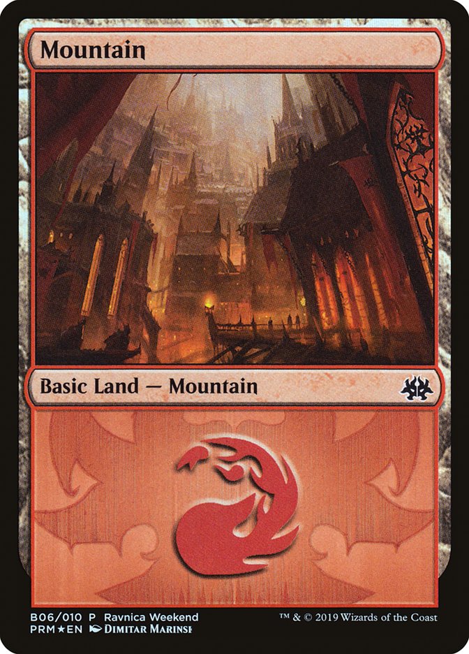 Mountain - Rakdos (B06) [RNA Ravnica Weekend]