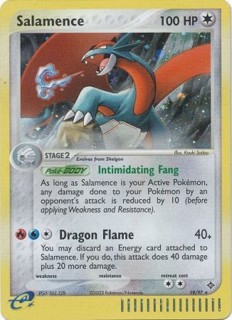 Salamence (Non Winner Promo) (19/97) [Nintendo: Black Star Promos]