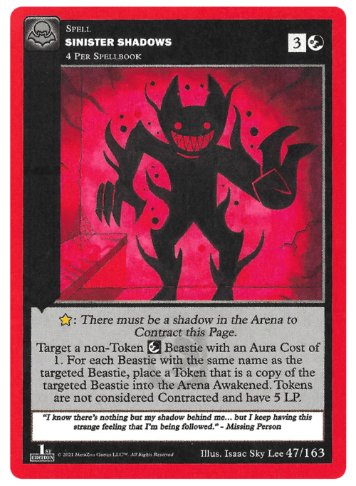 Sinister Shadows - 47/163