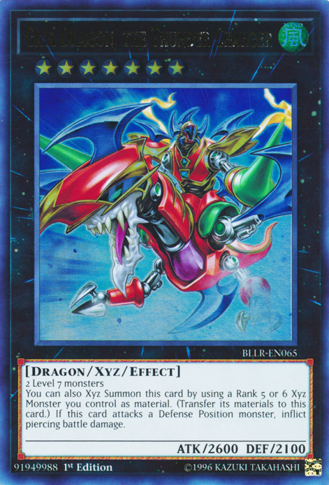 Gaia Dragon, the Thunder Charger [BLLR-EN065] Ultra Rare