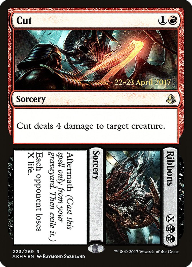 Cut // Ribbons (Prerelease Promo) [Amonkhet Prerelease Promos]