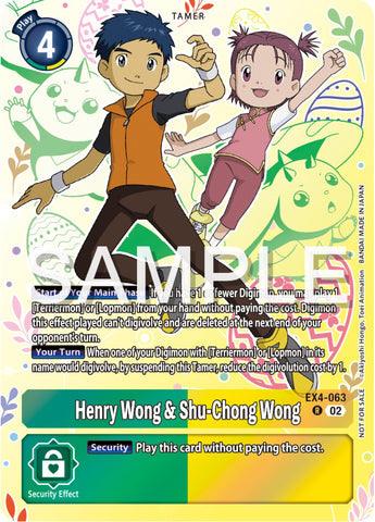 Henry Wong & Shu-Chong Wong [EX4-063] (Spring Break Event 2024) [Alternative Being Booster Promos]