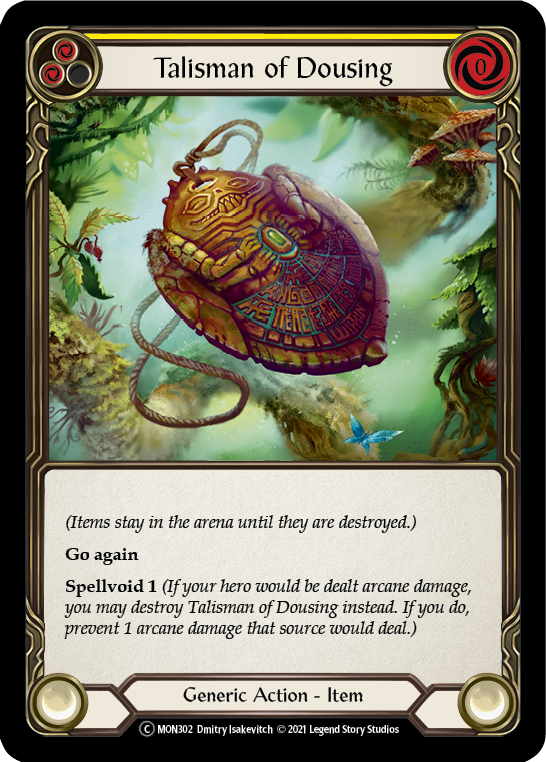 Talisman of Dousing [U-MON302-RF] (Monarch Unlimited)  Unlimited Rainbow Foil