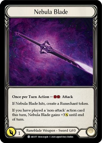 Runechant // Nebula Blade [U-ARC112 // U-ARC077] (Arcane Rising Unlimited)  Unlimited Normal