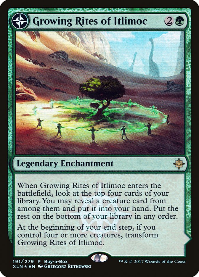Growing Rites of Itlimoc // Itlimoc, Cradle of the Sun [XLN Treasure Chest]