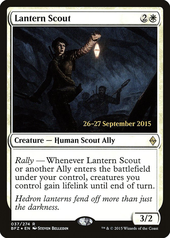 Lantern Scout (Prerelease Promo) [Battle for Zendikar Prerelease Promos]