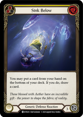 Sink Below (Yellow) [U-WTR216] (Welcome to Rathe Unlimited)  Unlimited Rainbow Foil