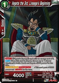 Vegeta the 3rd, Lineage's Beggining [EB1-09]