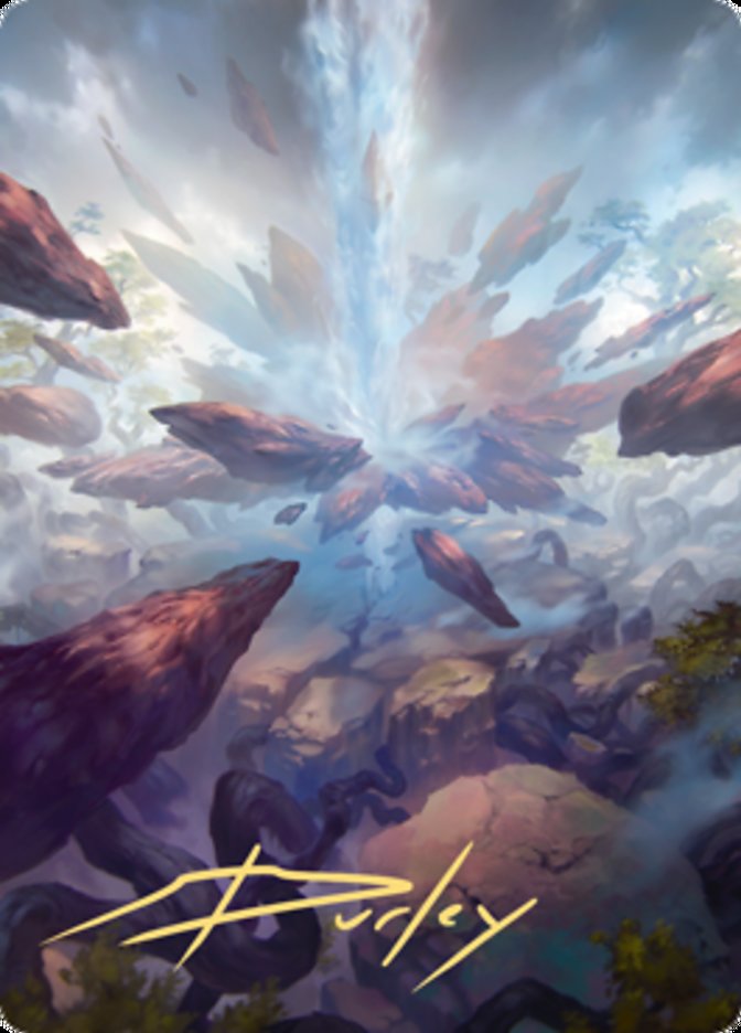 Prismatic Vista Art Card (Gold-Stamped Signature) [Art Series: Zendikar Rising]