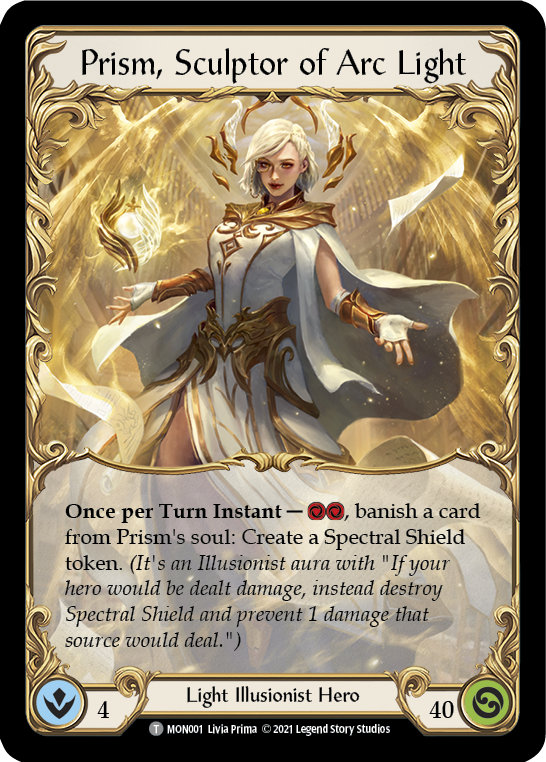 Prism, Sculptor of Arc Light [MON001] 1st Edition Normal