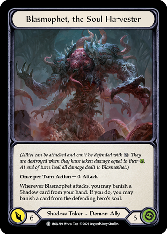 Blasmophet, the Soul Harvester [MON219] 1st Edition Normal