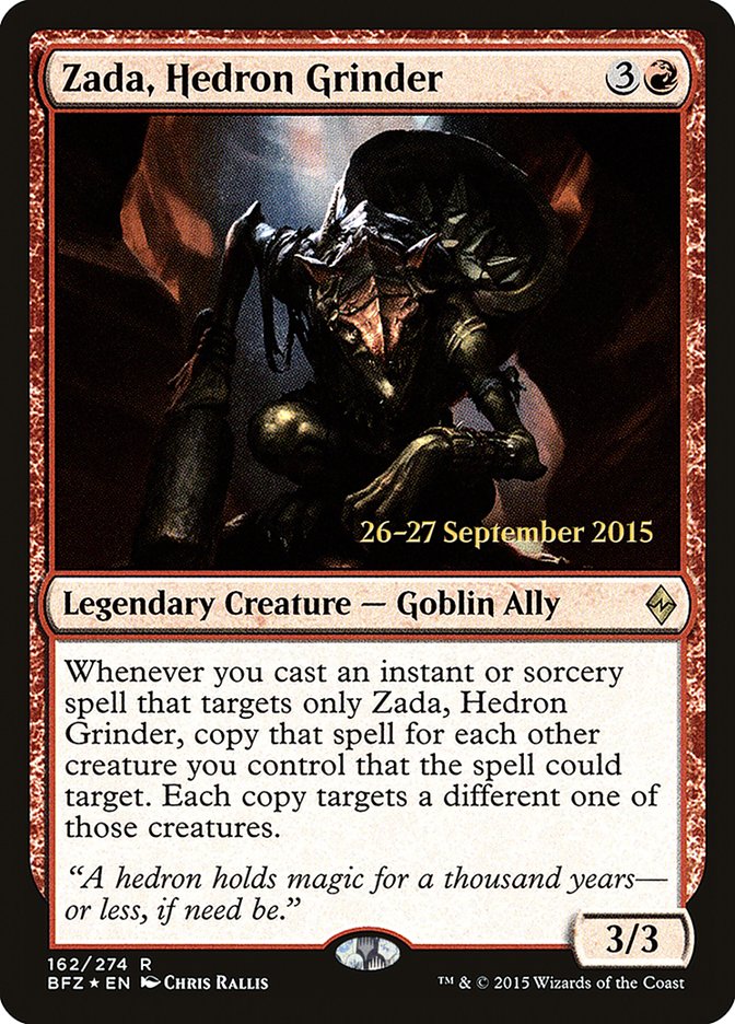 Zada, Hedron Grinder (Prerelease Promo) [Battle for Zendikar Prerelease Promos]