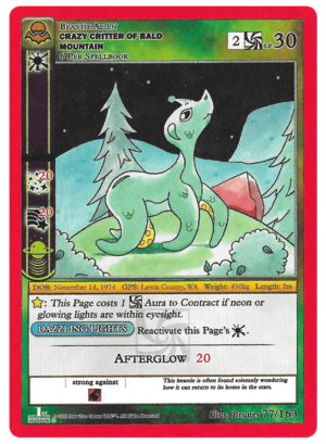 Crazy Critter of Bald Mountain - 77/163