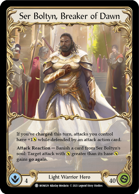 Ser Boltyn, Breaker of Dawn [MON029] 1st Edition Normal