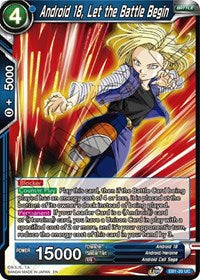 Android 18, Let the Battle Begin [EB1-20]