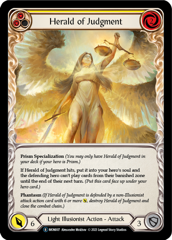 Herald of Judgment [U-MON007-RF] (Monarch Unlimited)  Unlimited Rainbow Foil