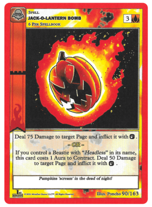Jack-O-Lantern Bomb - 90/163