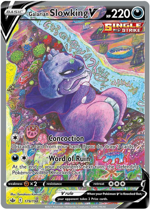 Galarian Slowking V (179/198) [Sword & Shield: Chilling Reign]